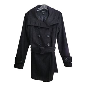 Vintage Y2K Wool Pea Coat | Dark Academia Cottagecore | Women’s L